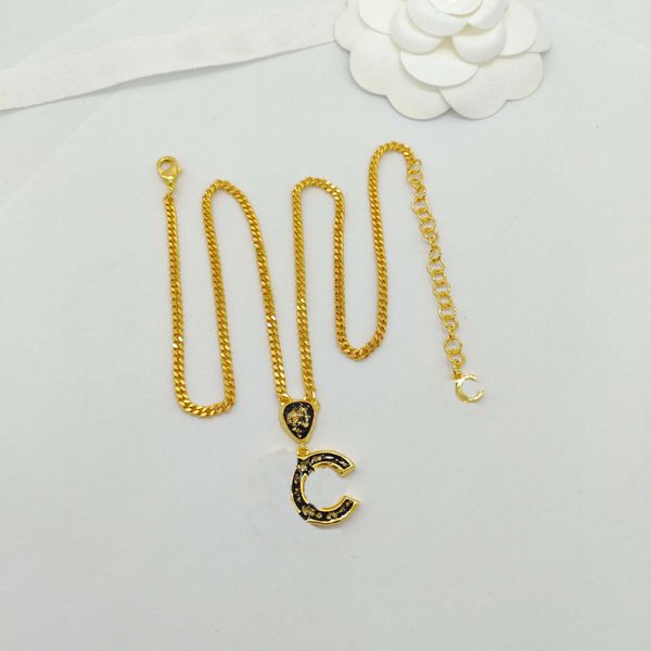 2023 luxury quality charm pendant necklace with black color in 18k gold plated have box stamp ps7564a, Silver
2023 luxury quality charm pendant necklace with black color in 18k gold plated have box stamp ps7564a, Silver