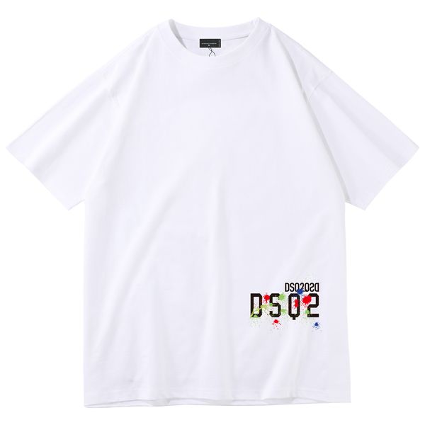 cotton cloth fashion brand dsq2 letter small label printing short sleeve trend men and women casual personality t-shirt top, White;black
cotton cloth fashion brand dsq2 letter small label printing short sleeve trend men and women casual personality t-shirt top, White;black