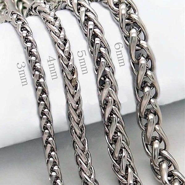 pendant necklaces punk couple necklace women twist chain men stainless steel jewelry gift wholesale items for business 0206, Silver
pendant necklaces punk couple necklace women twist chain men stainless steel jewelry gift wholesale items for business 0206, Silver