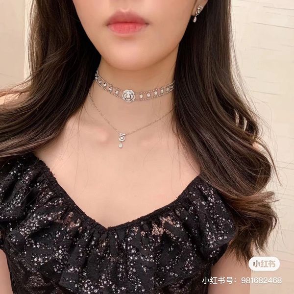 chan 5 necklace new in luxury fine jewelry chain necklace for womens pendant k gold heart designer les infinis de cameliaa valentines gift, Silver
chan 5 necklace new in luxury fine jewelry chain necklace for womens pendant k gold heart designer les infinis de cameliaa valentines gift, Silver