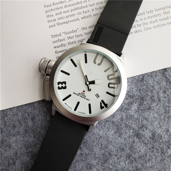 2023 three stitches quartz watches men's sports 50mm big boat luxury brand silver black classic round wristwatches u watch fashion rubb, Slivery;brown
2023 three stitches quartz watches men's sports 50mm big boat luxury brand silver black classic round wristwatches u watch fashion rubb, Slivery;brown