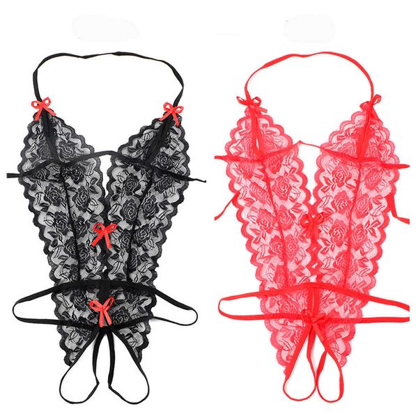 set erotic lingerie costumes lace siamese perspective three-point underwear g-string products y2302, Red;black
set erotic lingerie costumes lace siamese perspective three-point underwear g-string products y2302, Red;black