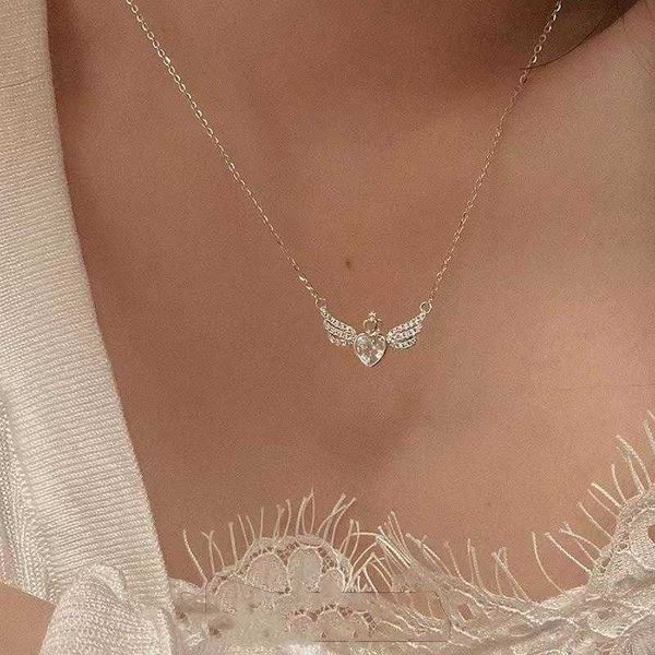 new creative angel wings silver plated crown heart shape love exquisite clavicle chain pendant necklaces 0206
new creative angel wings silver plated crown heart shape love exquisite clavicle chain pendant necklaces 0206