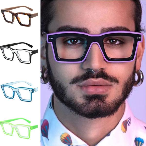 new anti-blue light glasses fluorescent contrast eyewear simplity spectacles square eyeglasses optical ornamental, White;black
new anti-blue light glasses fluorescent contrast eyewear simplity spectacles square eyeglasses optical ornamental, White;black