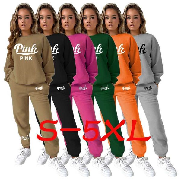 plus sizes s-5xl designer 2023 new women tracksuits two pieces set ins-printed large round neck sweater pants ladies casual sportwear, Gray
plus sizes s-5xl designer 2023 new women tracksuits two pieces set ins-printed large round neck sweater pants ladies casual sportwear, Gray