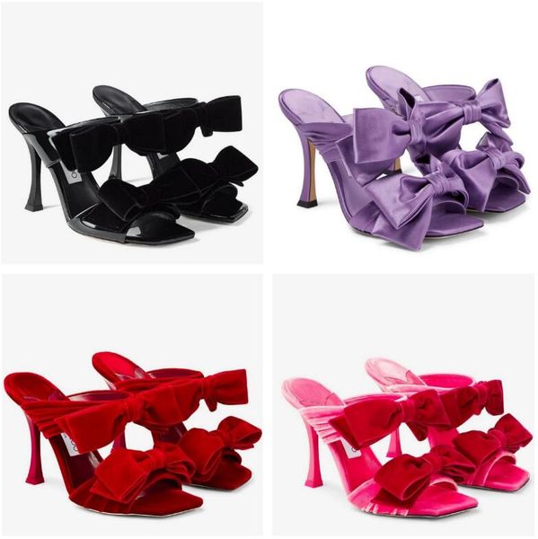 luxury flaca women sandals shoes with bow velvet square toe mules lady party wedding dress high heels slip-on evening dress slippers origina, Black
luxury flaca women sandals shoes with bow velvet square toe mules lady party wedding dress high heels slip-on evening dress slippers origina, Black