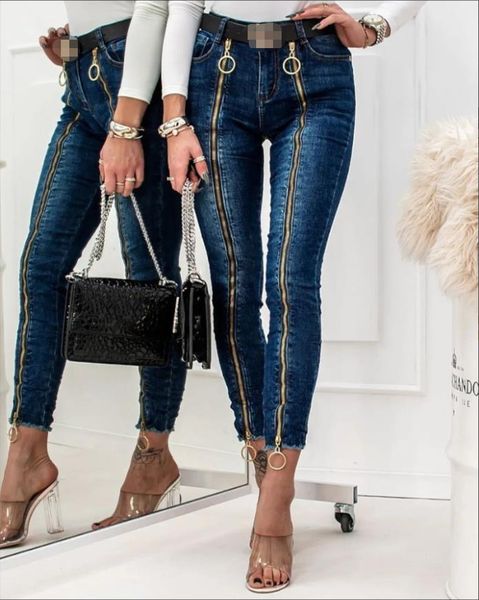 women's jeans women's jeans summer trend fashion o-ring zipper decor casual high waist skinny plain pocket daily jeans without bel, Blue
women's jeans women's jeans summer trend fashion o-ring zipper decor casual high waist skinny plain pocket daily jeans without bel, Blue