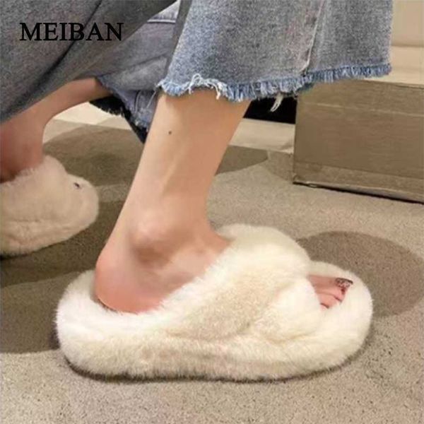 slippers fur slippers women wear autumn and winter thick soled home cotton slippers g230206, Black
slippers fur slippers women wear autumn and winter thick soled home cotton slippers g230206, Black