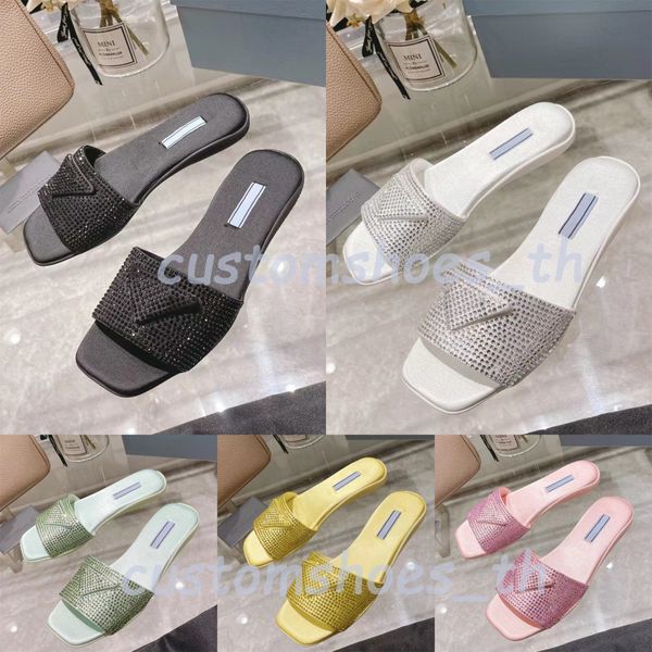 rhinestones slipper women satin slides with crystals new diamond loafer luxurys ladies bling fashion sandals summer beach outdoor flat heel, Black
rhinestones slipper women satin slides with crystals new diamond loafer luxurys ladies bling fashion sandals summer beach outdoor flat heel, Black