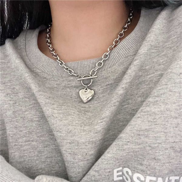 european style hyperbole love heart pendant necklaces coldness punk neck chains for women korean fashion jewelry dancing 0206, Silver
european style hyperbole love heart pendant necklaces coldness punk neck chains for women korean fashion jewelry dancing 0206, Silver