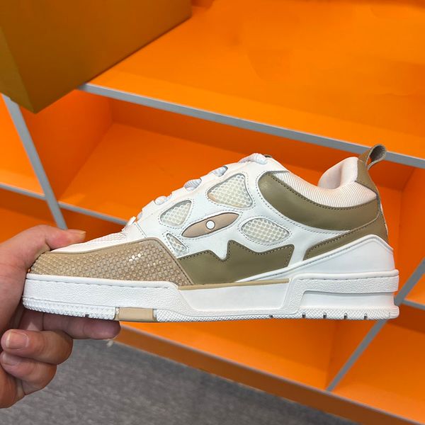designer casual shoes luxury brand men's and women's travel cowhide fashion fitness white sneakers 9i6a, Black
designer casual shoes luxury brand men's and women's travel cowhide fashion fitness white sneakers 9i6a, Black