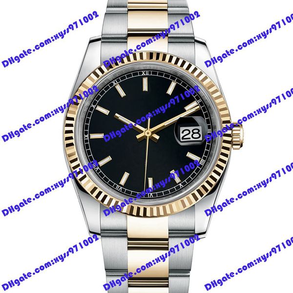 highquality men's watch 2813 automatic mechanical watch 116233 36mm black dial stainless steel strap sapphire glass wristwatch 116200 c, Slivery;brown
highquality men's watch 2813 automatic mechanical watch 116233 36mm black dial stainless steel strap sapphire glass wristwatch 116200 c, Slivery;brown
