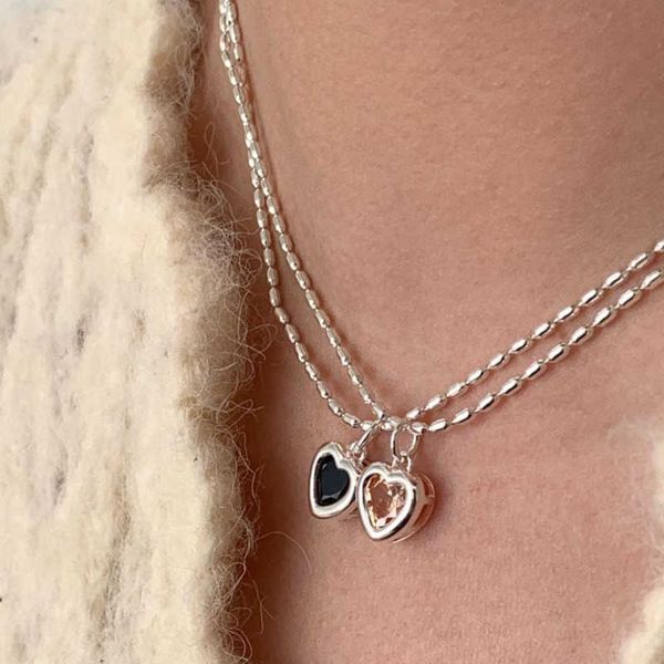 necklaces korea simple silver color love heart-shaped pendant necklace women gradient gemstone clavicle beads chain couple jewelry 0206
necklaces korea simple silver color love heart-shaped pendant necklace women gradient gemstone clavicle beads chain couple jewelry 0206