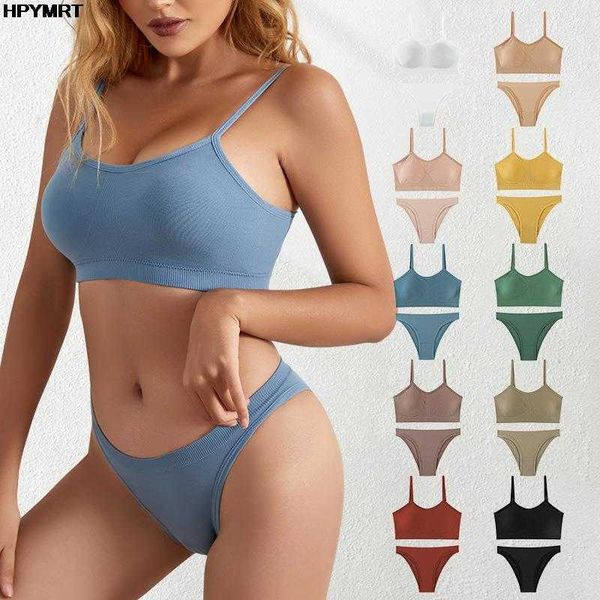 set new women wireless lingerie seamless low-waist panties wire bra bralette solid cotton underwear y2302, Red;black
set new women wireless lingerie seamless low-waist panties wire bra bralette solid cotton underwear y2302, Red;black