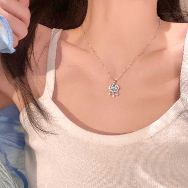s silver colorful chinese elements pendant simple zircon necklace trendy clavicle chain women jewelry 0206
s silver colorful chinese elements pendant simple zircon necklace trendy clavicle chain women jewelry 0206