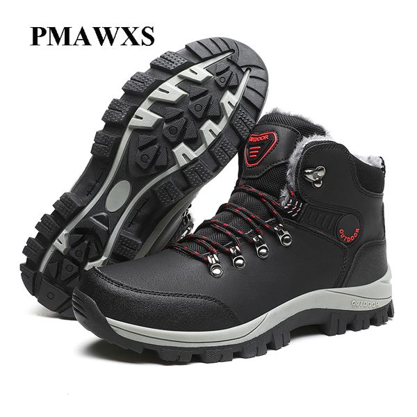 boots winter men waterproof leather sneakers snow outdoor male hiking work shoes high non-slip ankle 230204, Black
boots winter men waterproof leather sneakers snow outdoor male hiking work shoes high non-slip ankle 230204, Black