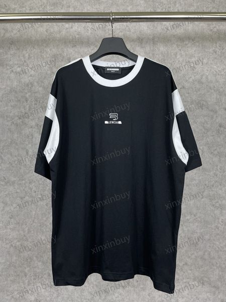 xinxinbuy men designer tee t shirt 23ss paris panelled letters embroidery short sleeve cotton women black white green brown xs-2xl, Black;brown
xinxinbuy men designer tee t shirt 23ss paris panelled letters embroidery short sleeve cotton women black white green brown xs-2xl, Black;brown