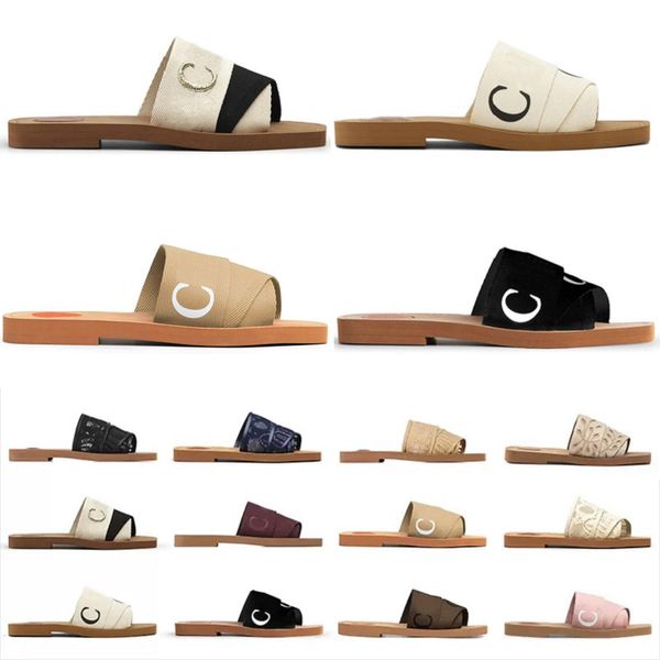 2023 woody slippers sandals slides sliders for women mules flat slide light beige white black pink lace lettering fabric canvas woman slippe
2023 woody slippers sandals slides sliders for women mules flat slide light beige white black pink lace lettering fabric canvas woman slippe