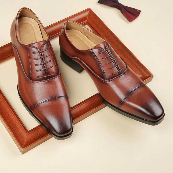 men dressing shoes men's leather 2023 new three-joint business dress shoes lace-up gentleman's office work shoes, Black
men dressing shoes men's leather 2023 new three-joint business dress shoes lace-up gentleman's office work shoes, Black