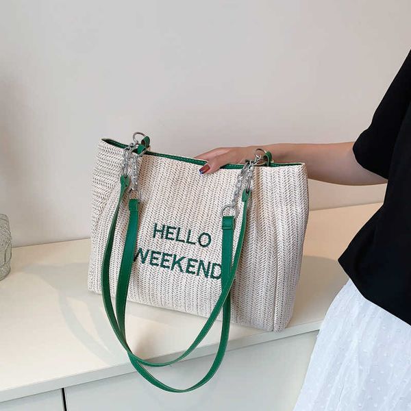 summer straw large capacity bag women's new minority design woven bag style commuter one shoulder tote bag
summer straw large capacity bag women's new minority design woven bag style commuter one shoulder tote bag