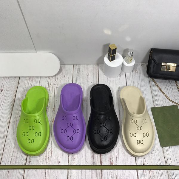 brand perforated slippers men women platform designer sandals wedge rubber cut-out slide transparent materials fashion beach flats shoes, Black
brand perforated slippers men women platform designer sandals wedge rubber cut-out slide transparent materials fashion beach flats shoes, Black