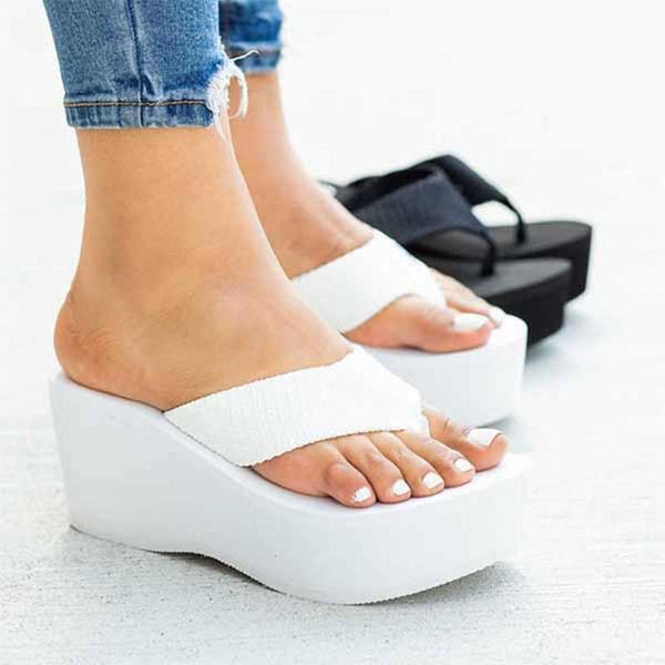 slippers women's flip flops thick heels platform ladies slippers 2022 summer clip toe fashion outside female shoes sandals plus size 43, Black
slippers women's flip flops thick heels platform ladies slippers 2022 summer clip toe fashion outside female shoes sandals plus size 43, Black