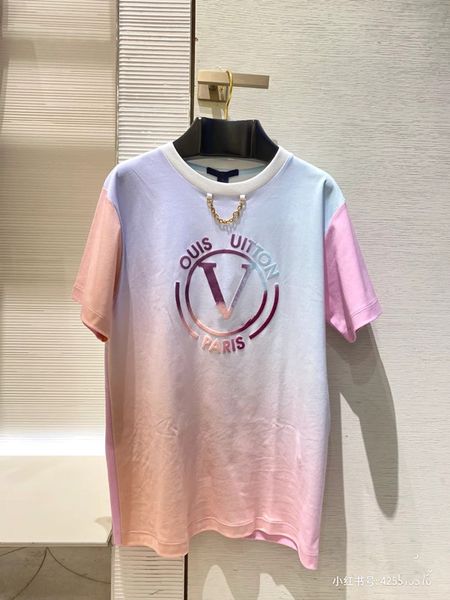 2023 advanced version men's t-shirts france trendy clothing 1v letter graphic print couple famous brand designer cotton round neck men, White;black
2023 advanced version men's t-shirts france trendy clothing 1v letter graphic print couple famous brand designer cotton round neck men, White;black