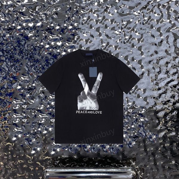 xinxinbuy men designer tee t shirt 23ss peace and love print finger short sleeve cotton women black white green brown xs-l, Black;brown
xinxinbuy men designer tee t shirt 23ss peace and love print finger short sleeve cotton women black white green brown xs-l, Black;brown