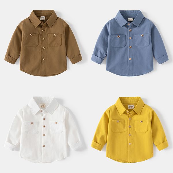 kids shirts child boy shirt long sleeve clothes solid cotton spring autumn kid turn down collar pure boy cardigan 230204, White;black
kids shirts child boy shirt long sleeve clothes solid cotton spring autumn kid turn down collar pure boy cardigan 230204, White;black