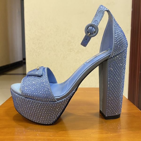 high heeled sandals designer rhinestone banquet shoes heightening waterproof platform womens dress classic ankle band 13cm stiletto shoes 35, Black
high heeled sandals designer rhinestone banquet shoes heightening waterproof platform womens dress classic ankle band 13cm stiletto shoes 35, Black
