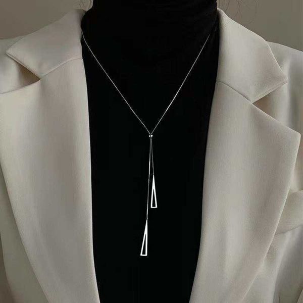 pendant s silver color hollow triangle for women pull sweater chain geometric necklace jewelry gifts 0206
pendant s silver color hollow triangle for women pull sweater chain geometric necklace jewelry gifts 0206