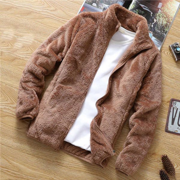 men's jackets autumn winter stand collar fleece coats rib sleeve four colors zipper double faced velvet keep warm thick male clothing y, Black;brown
men's jackets autumn winter stand collar fleece coats rib sleeve four colors zipper double faced velvet keep warm thick male clothing y, Black;brown