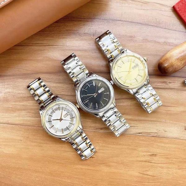 luxury men's casual models three hands double calendar simple exquisite mechanical men's watches steel mechanical watches 0209, Slivery;brown
luxury men's casual models three hands double calendar simple exquisite mechanical men's watches steel mechanical watches 0209, Slivery;brown