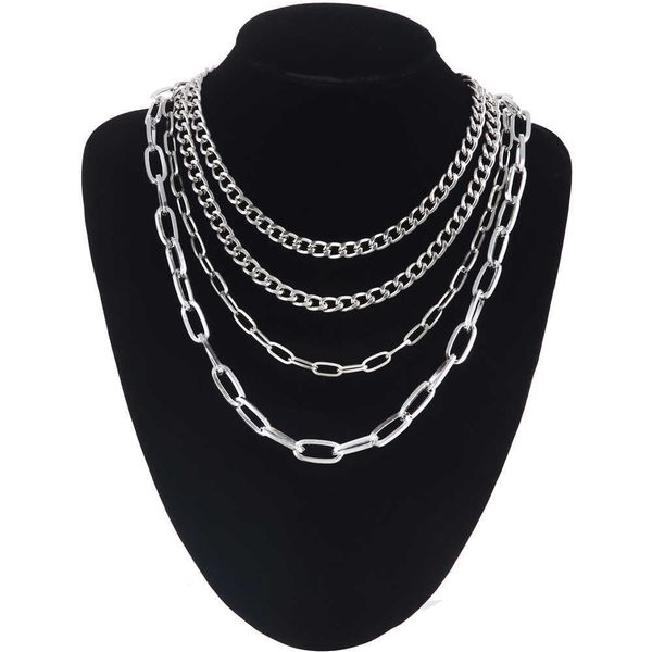 pendant necklaces 4pcs/set layer necklace girls multilayer claviclel chain women female chocker neck gothic punk jewelry accessories 0206, Silver
pendant necklaces 4pcs/set layer necklace girls multilayer claviclel chain women female chocker neck gothic punk jewelry accessories 0206, Silver