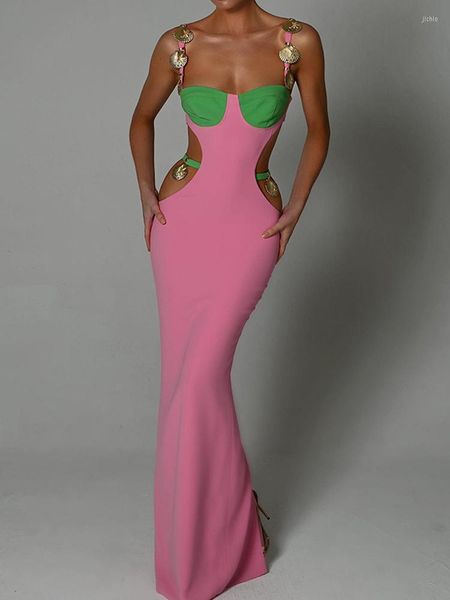 Casual Dresses Sexy Straps Maxi Dress Elegant Pink Hollow Out Bodycon for Women 2023 Summer Fashion Sleeveless Club Party Outfits, Mini pink
Casual Dresses Sexy Straps Maxi Dress Elegant Pink Hollow Out Bodycon for Women 2023 Summer Fashion Sleeveless Club Party Outfits, Mini pink