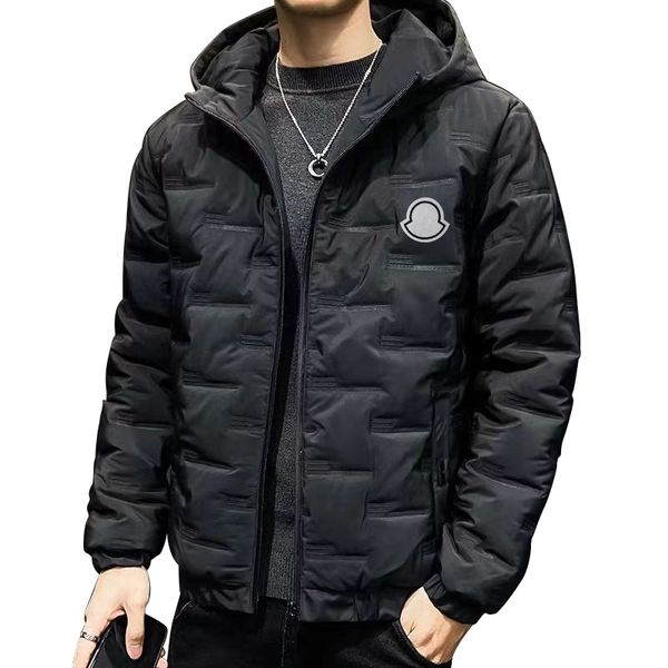 designer light down jacket for men winter new fashion autumn and winter wear jacket with high-end duck down zipper hooded cotton-padded jack, Black
designer light down jacket for men winter new fashion autumn and winter wear jacket with high-end duck down zipper hooded cotton-padded jack, Black