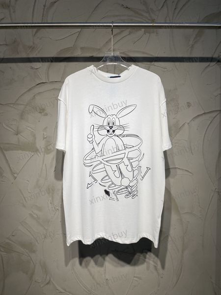 xinxinbuy men designer tee t shirt 23ss paris rabbit graffiti flower print short sleeve cotton women black white green brown xs-2xl, Black;brown
xinxinbuy men designer tee t shirt 23ss paris rabbit graffiti flower print short sleeve cotton women black white green brown xs-2xl, Black;brown
