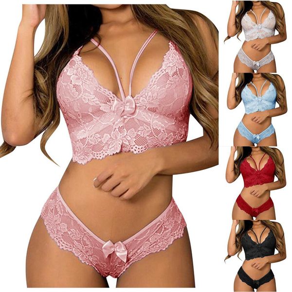 set ladies strap lace crochet cutout teddy lingerie embroidery gauze underwear push up bra lenceria sensual mujer y2302, Red;black
set ladies strap lace crochet cutout teddy lingerie embroidery gauze underwear push up bra lenceria sensual mujer y2302, Red;black