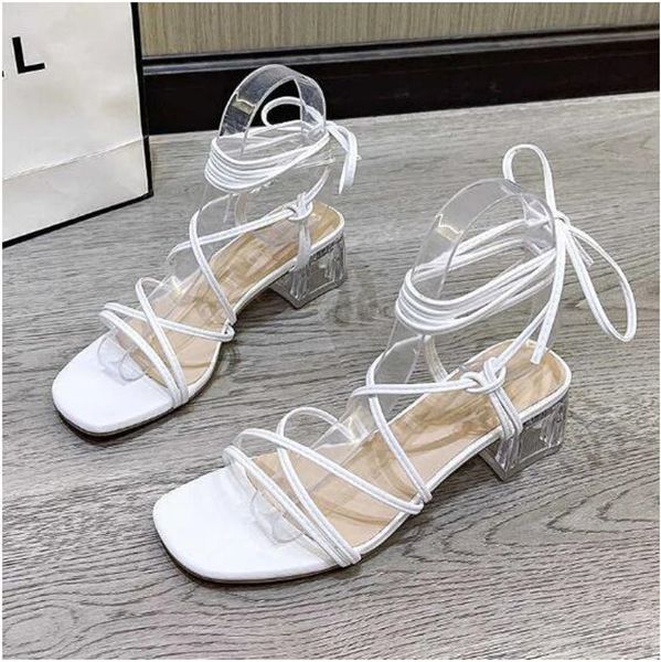 new strap sandals women's summer korean version thin band crystal thick heel large size sandals net red new high heel sandals, Black
new strap sandals women's summer korean version thin band crystal thick heel large size sandals net red new high heel sandals, Black