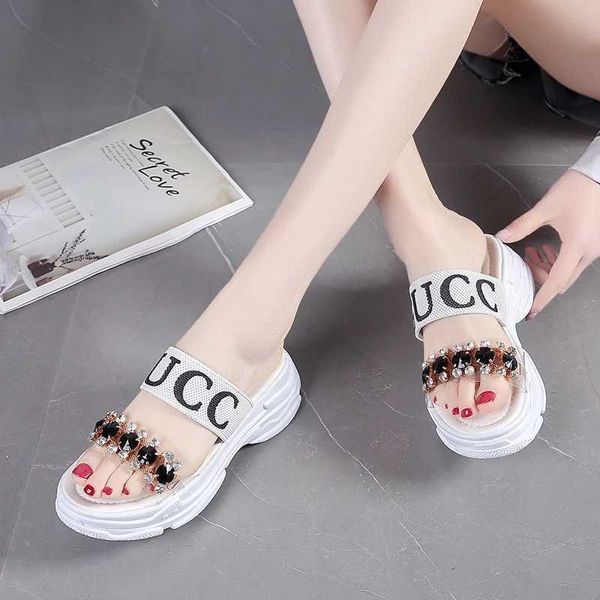 slippers 2021 new summer fashion women wedges sandals beach casual woman platform open toe shoes ladies all-match rhinestone sandals g230206, Black
slippers 2021 new summer fashion women wedges sandals beach casual woman platform open toe shoes ladies all-match rhinestone sandals g230206, Black