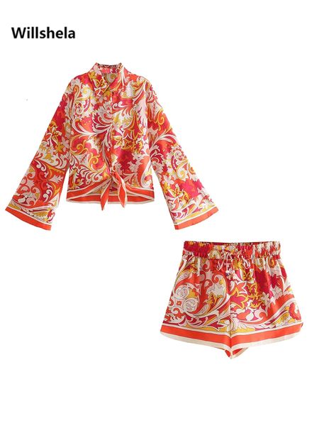 women's two piece pants willshela summer two piece set woman printed cropped shirt high-waist shorts chic lady women outfit shorts sets, White
women's two piece pants willshela summer two piece set woman printed cropped shirt high-waist shorts chic lady women outfit shorts sets, White