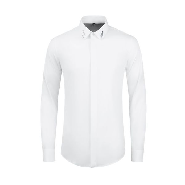 kobspin 80% cotton shirt men casual slim long sleeve business male dress shirts luxury metal collar design chemise homme -4xl, White;black
kobspin 80% cotton shirt men casual slim long sleeve business male dress shirts luxury metal collar design chemise homme -4xl, White;black