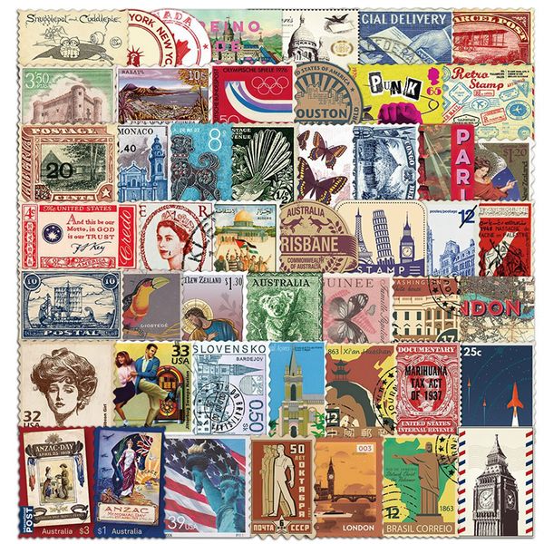 50pcs vintage travel stamp sticker graffiti kids toy skateboard car motorcycle bicycle sticker decals wholesale
50pcs vintage travel stamp sticker graffiti kids toy skateboard car motorcycle bicycle sticker decals wholesale