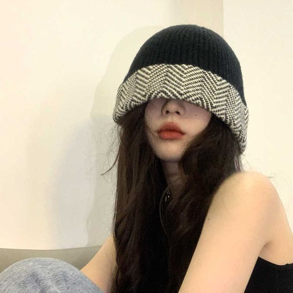 wide brim hats 2023 knit cold women autumn and winter big head warm color fisherman's caps japanese ins vintage striped bucket hat y230, Blue;gray
wide brim hats 2023 knit cold women autumn and winter big head warm color fisherman's caps japanese ins vintage striped bucket hat y230, Blue;gray