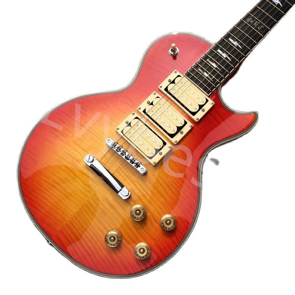 lvycustom electric guitar rosewood fingerboard ace frehley 3 pickups cherry burst aaa flame maple solid mahogany
lvycustom electric guitar rosewood fingerboard ace frehley 3 pickups cherry burst aaa flame maple solid mahogany