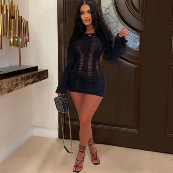 ladies dresses mesh see through sheath hollow out dress party neck long sleeve women sashes, Black;gray
ladies dresses mesh see through sheath hollow out dress party neck long sleeve women sashes, Black;gray