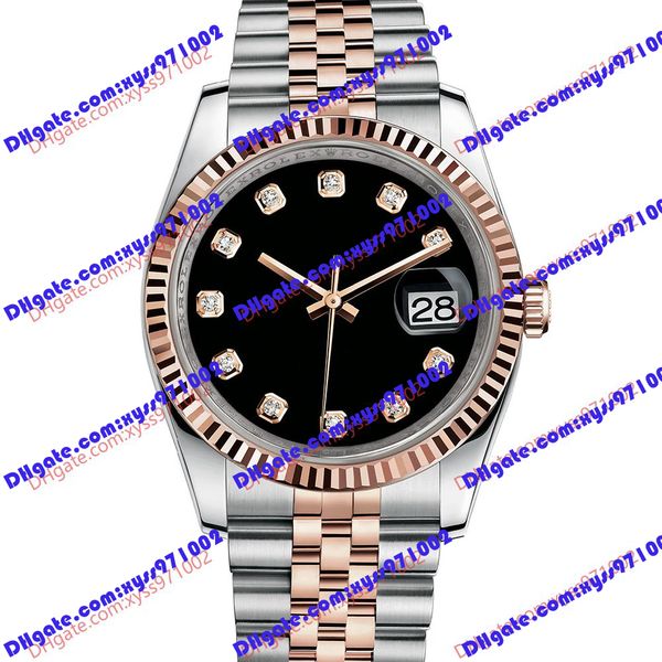 high-quality watch 2813 automatic men's watch 116231 36mm black dial 18k rose gold stainless steel wristwatch sapphire glass 116203 116, Slivery;brown
high-quality watch 2813 automatic men's watch 116231 36mm black dial 18k rose gold stainless steel wristwatch sapphire glass 116203 116, Slivery;brown