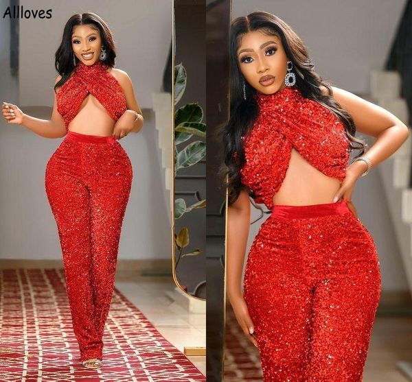 glitter red sequined two pieces prom dresses pantsuits halter arabic aso ebi speical occasion evening gowns women plus size j292j, Black
glitter red sequined two pieces prom dresses pantsuits halter arabic aso ebi speical occasion evening gowns women plus size j292j, Black