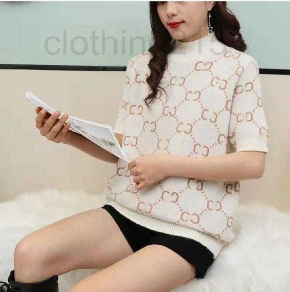 women's sweaters designer 2022 luxury clothes womens sweater for woman designer sweaters casual knit contrast color short sleeve autumn, White;black
women's sweaters designer 2022 luxury clothes womens sweater for woman designer sweaters casual knit contrast color short sleeve autumn, White;black