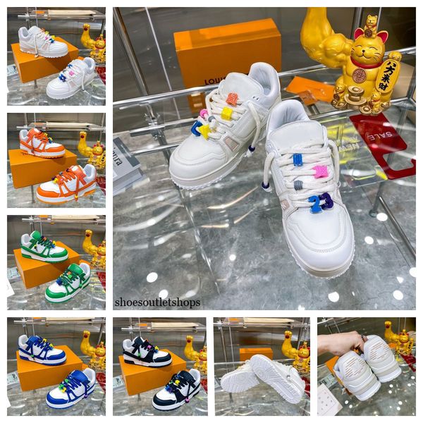 2023 designer sneakers virgil coach loafers calfskin leather abloh white green orange blue black lettering covered low sneaker siz2304
2023 designer sneakers virgil coach loafers calfskin leather abloh white green orange blue black lettering covered low sneaker siz2304